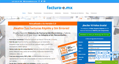 Desktop Screenshot of factura-e.mx