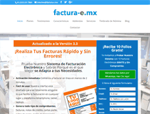 Tablet Screenshot of factura-e.mx